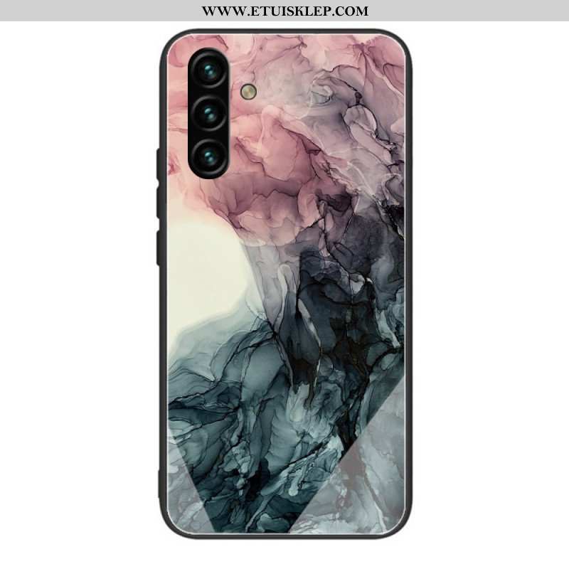 Etui do Samsung Galaxy A13 5G / A04s Marmurowe Szkło Hartowane